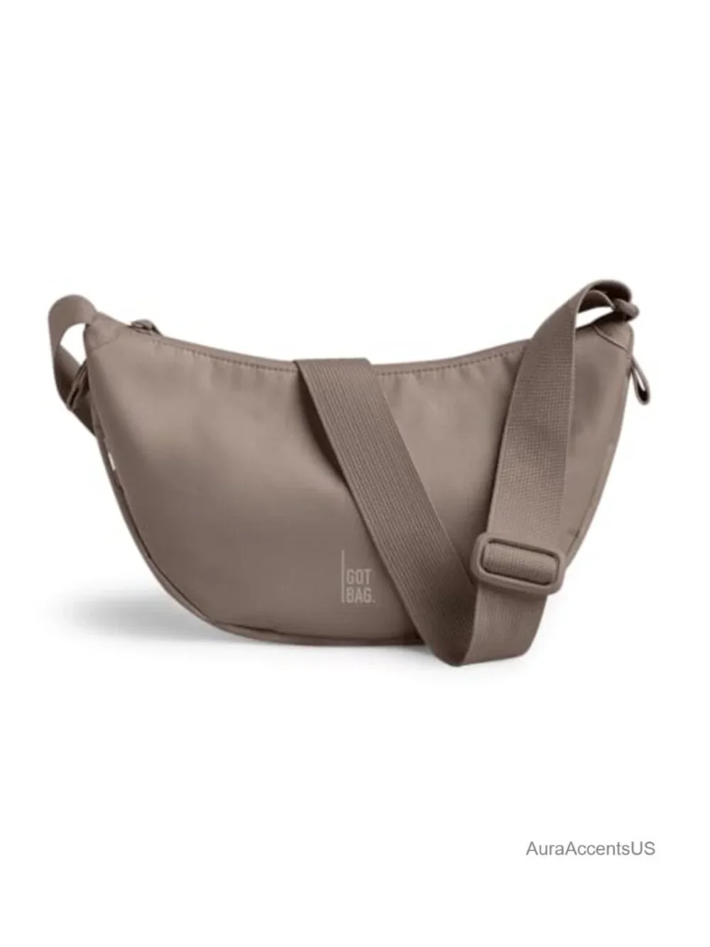 Water-Resistant Recycled Crossbody Bag with Adjustable Strap